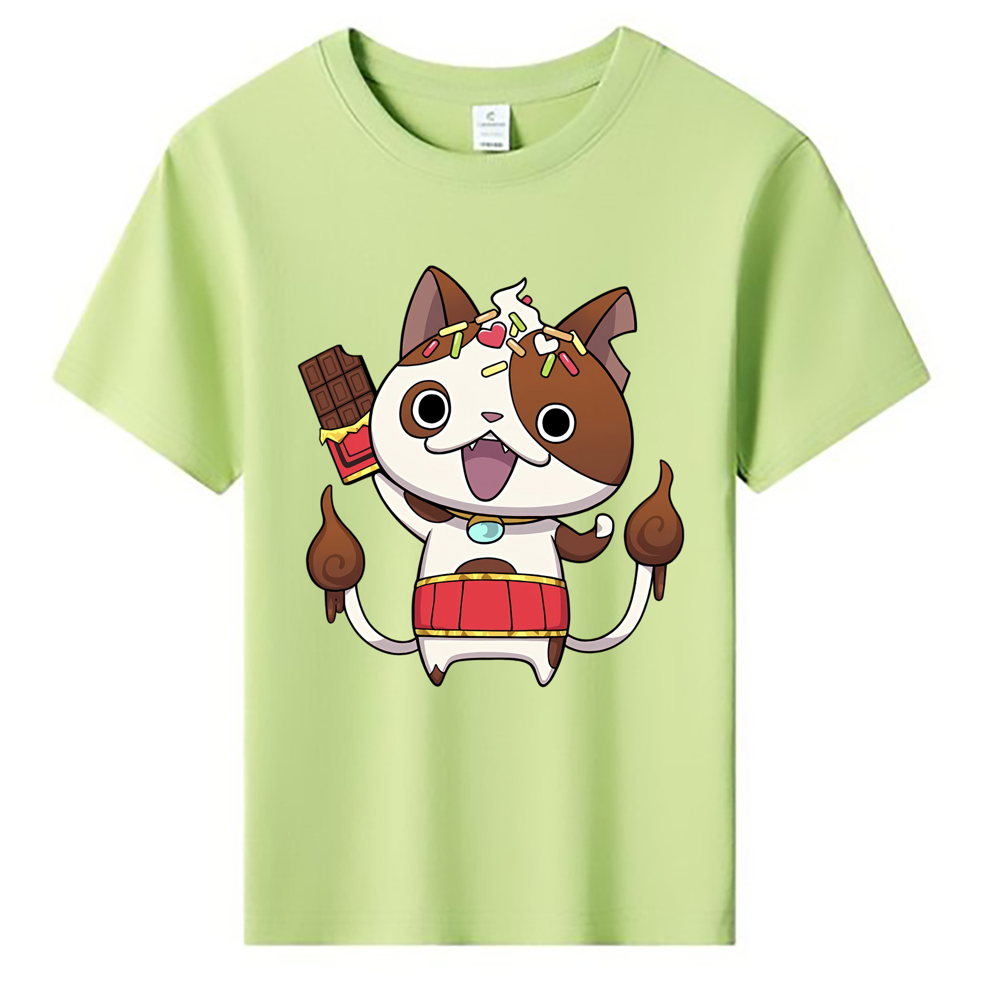 （画像用） 妖怪ウォッチ Yo-kai Watch 綿100％キッズTシャツ（フロントプリント）